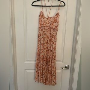 Pink floral/ Paisley dress from Petal and pup